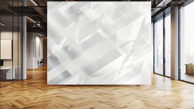 Seamless gray geometric pattern for a modern business backdrop [abstract background, abstract vector, geometric, pattern, gray, business, backdrop] Wall mural